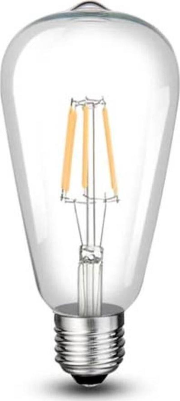 Cata 8W Edi̇son  Led Ampul (St-64) (Beyaz) E27 CAT CT-4353B - Image 1