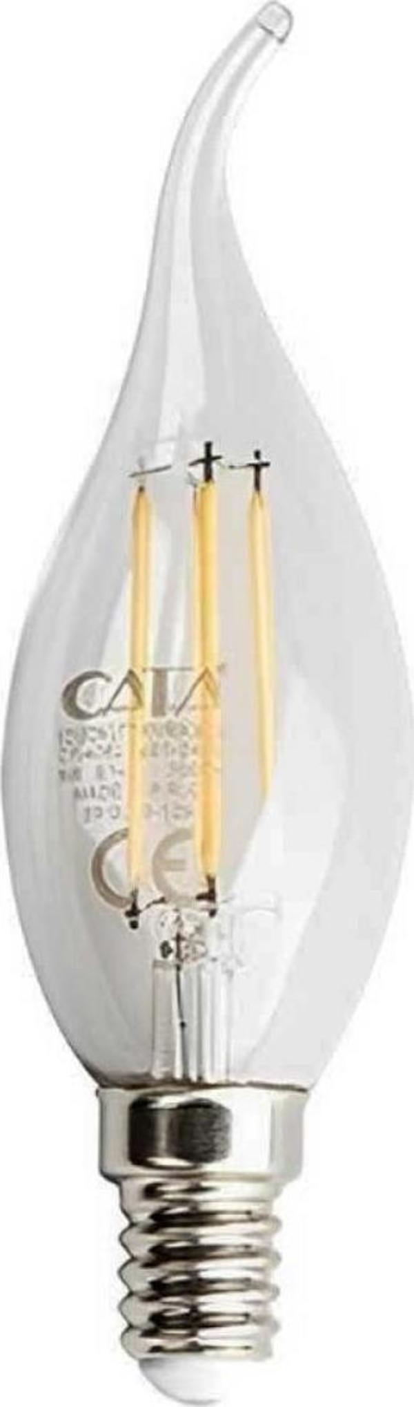 Cata 7W Led Fi̇lamentkivrik Buji̇ (Günişiği) CAT CT-4064G - Image 1