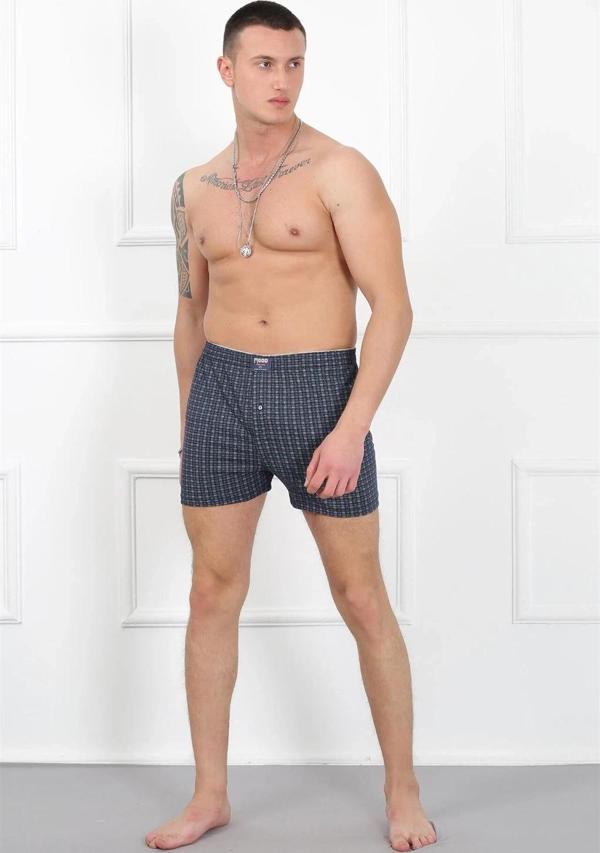 Giyim Erkek Penye Boxer Lacivert - Image 1