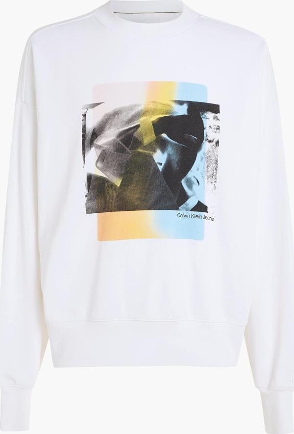 MULTI LAYERED PHOTO CREW NECK - Image 1