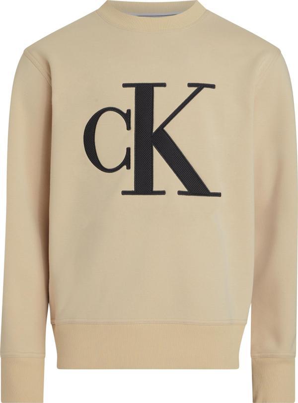 PERFORATED MONOLOGO CREW NECK - Image 1