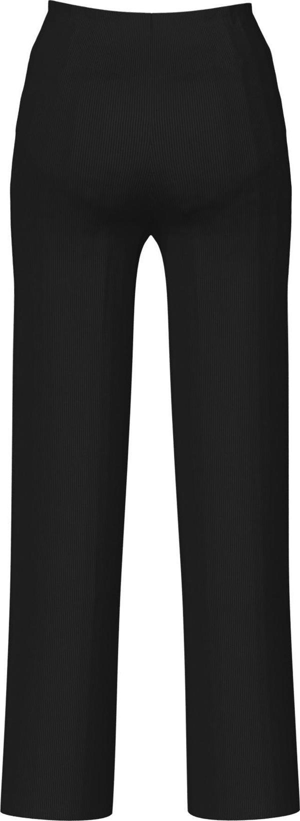 BADGE STRAIGHT KNITTED PANTS - Image 1