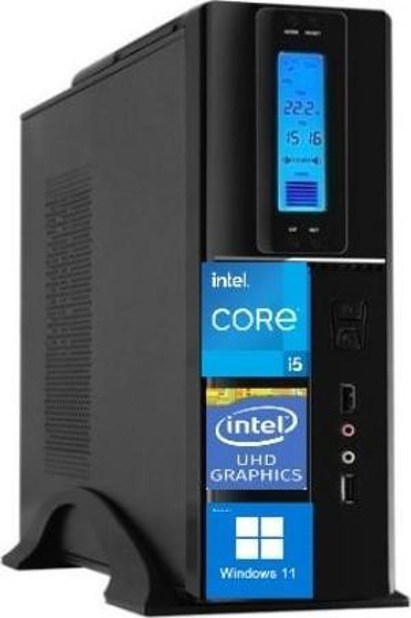 Zetta Flex Sff Intel Core i5 12400 8 GB 256 GB SSD Windows 11 Home Masaüstü Bilgisayar ZET22239 - Image 1