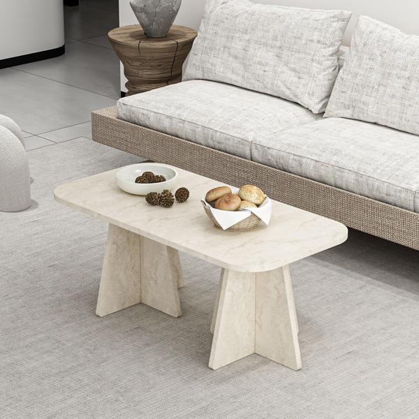 Mantar Orta Sehpa - Traverten - Image 1