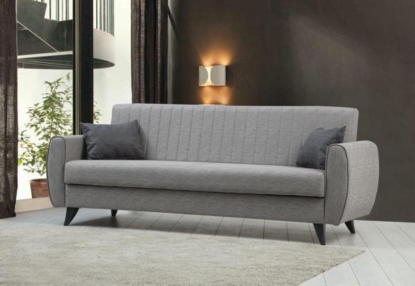 Alkon Üçlü Koltuk Açık Gri - Image 1