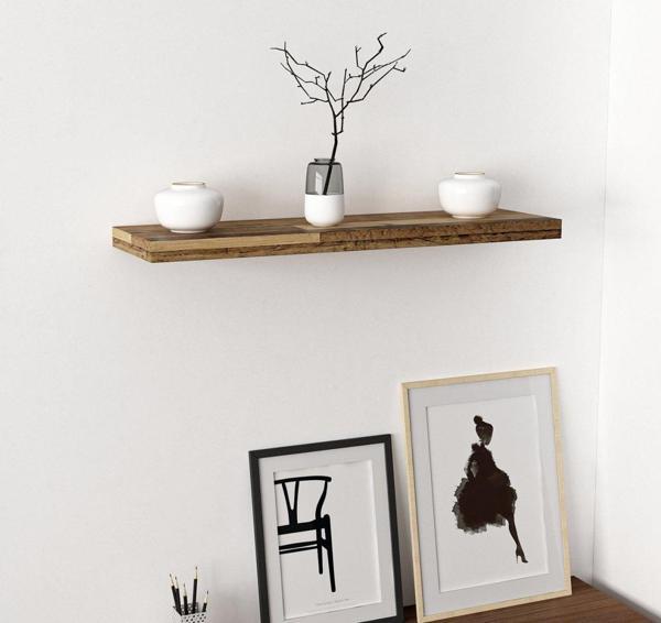 Minar Gizli Tutuculu Duvar Rafı 80 cm - Old Style - Image 1