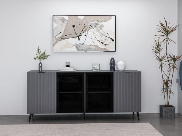 Minar Kale Konsol Cam Kapak Plus Antrasit/Antrasit Füme Cam - Image 1