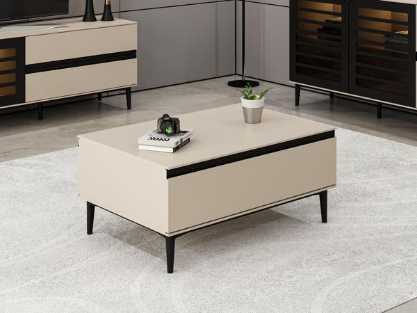 Star Orta Sehpa 2K Soft - Kumtası Siyah - Image 1