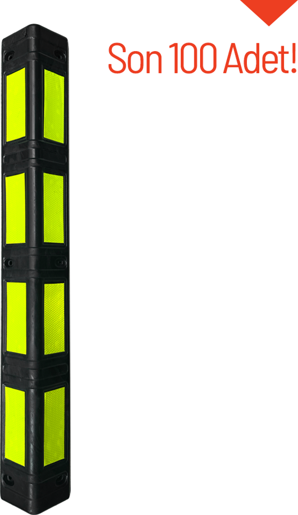 Kauçuk Köşe Kolon Koruma EKO Petekli - Yeşil - Image 1