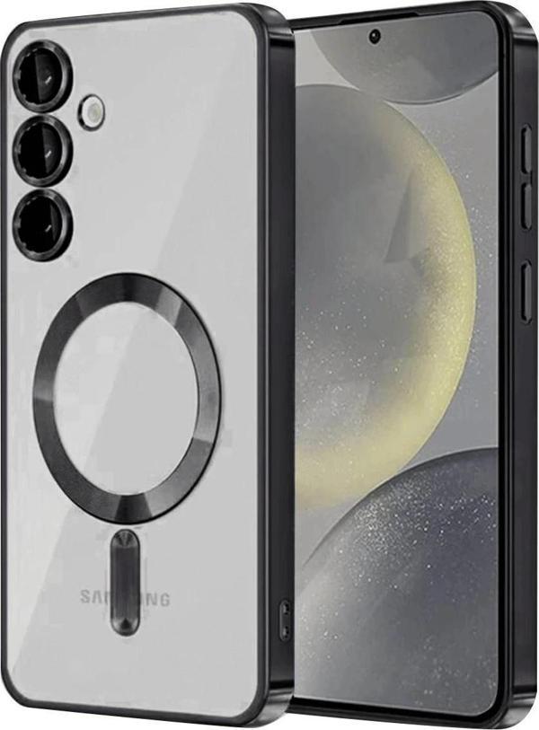 Samsung Galaxy S24 Kılıf Kross Magneticsafe Kapak - Siyah-(5796) - Image 1