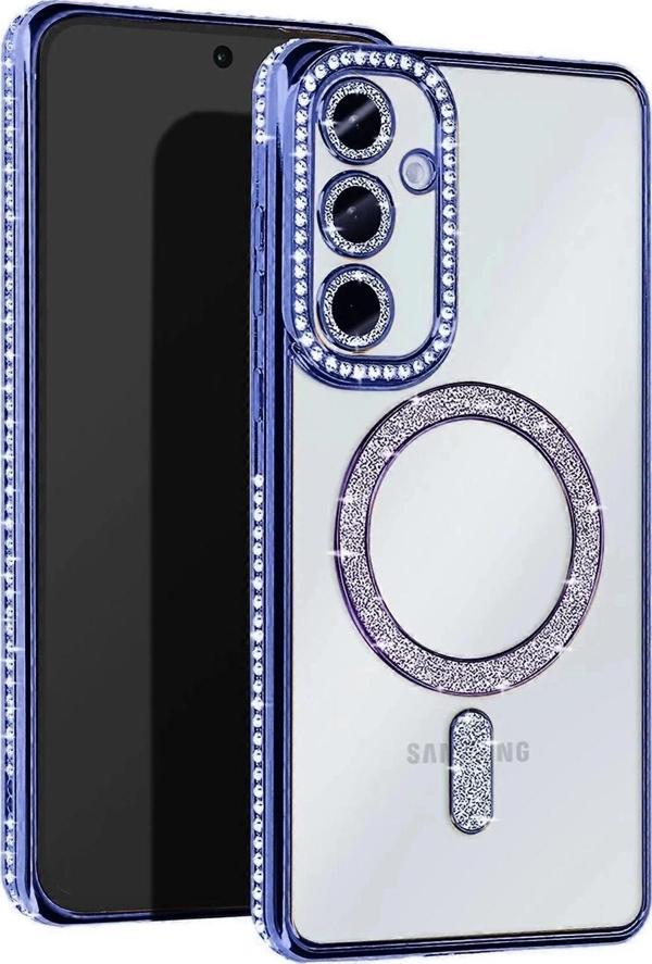 Samsung Galaxy S25 Edge Joke Simli Magneticsafe Kılıf - Mavi-(5796) - Image 1