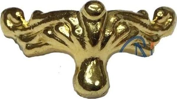 Köşe Etekli Sandık Ayağı, Kutu Ayak 1,5 Cm - Sarı - Image 1