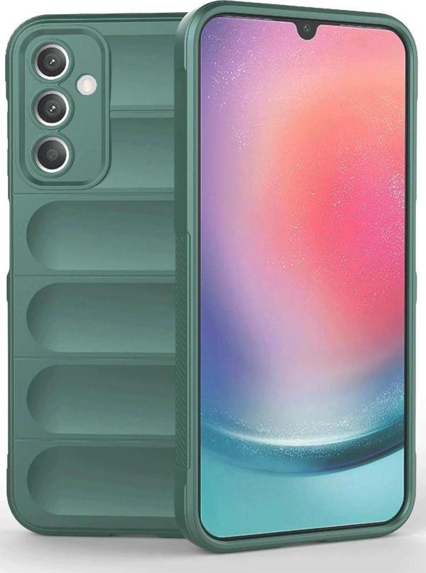 Samsung A36 Kılıf Optimum Silikon - Koyu Yeşil-(5796) - Image 1