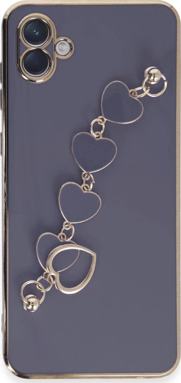 Samsung Galaxy A04E Kılıf Esila Silikon - Gri-(5796) - Image 1