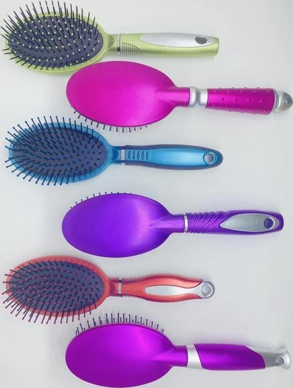 Haowei Oval Renkli Saç Fırçası Tarak - Image 1