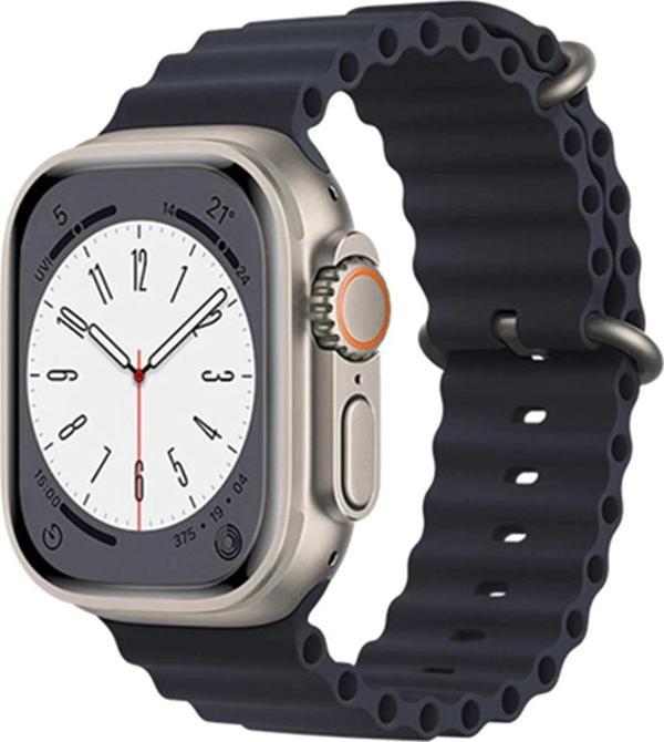 Apple Watch 38mm Ocean Kordon - Lacivert-(5796) - Image 1