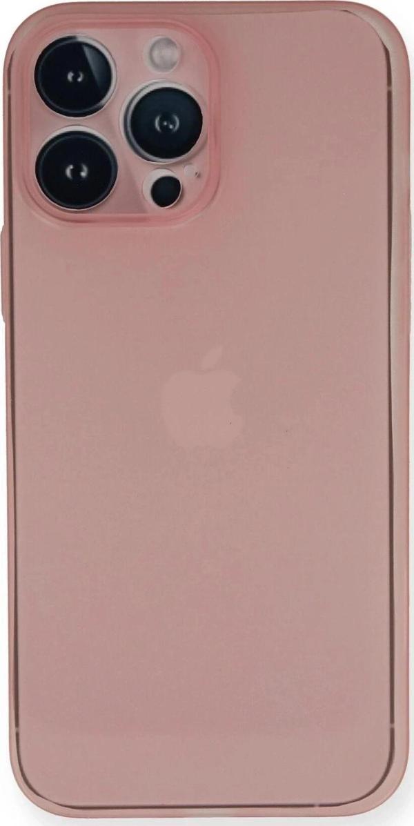 iPhone 14 Pro Kılıf PP Ultra İnce Kapak - Pembe-(5796) - Image 1