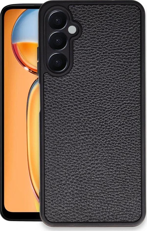 Samsung Galaxy A05S Kılıf Aras Deri Kapak - Siyah-(5796) - Image 1