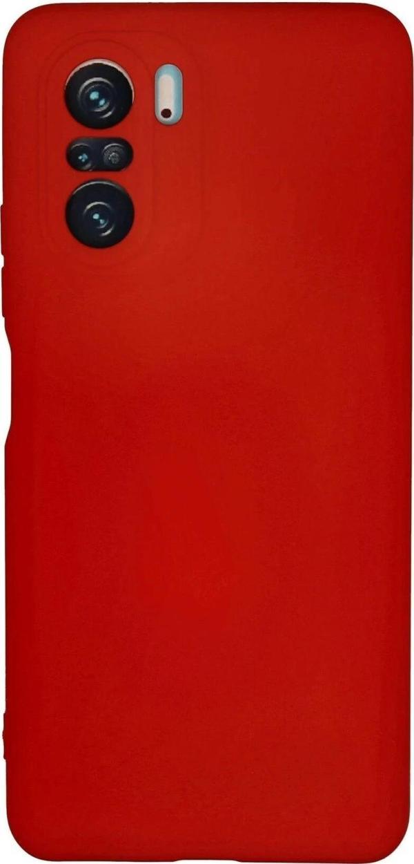 Xiaomi Poco F3 Kılıf Nano içi Kadife Silikon - Kırmızı-(5796) - Image 1