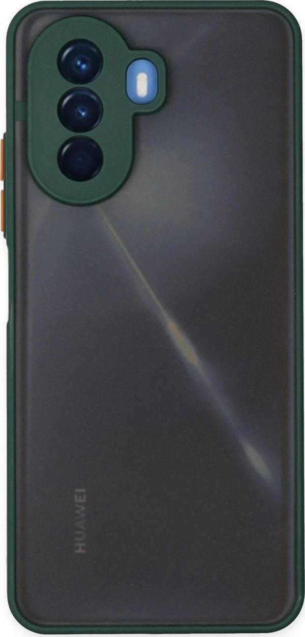 Huawei Nova Y70 Kılıf Montreal Silikon Kapak - Yeşil-(5796) - Image 1