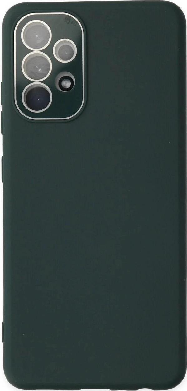 Samsung Galaxy A53 5G Kılıf Lansman Glass Kapak - Koyu Yeşil-(5796) - Image 1