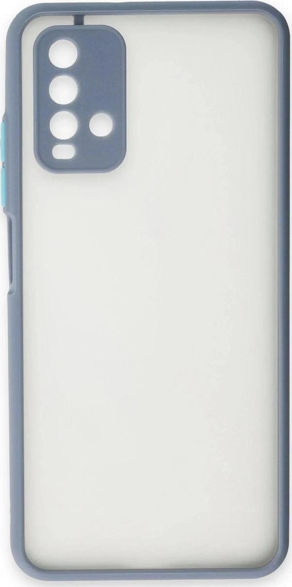 Xiaomi Redmi 9T Kılıf Montreal Silikon Kapak - Gri-(5796) - Image 1