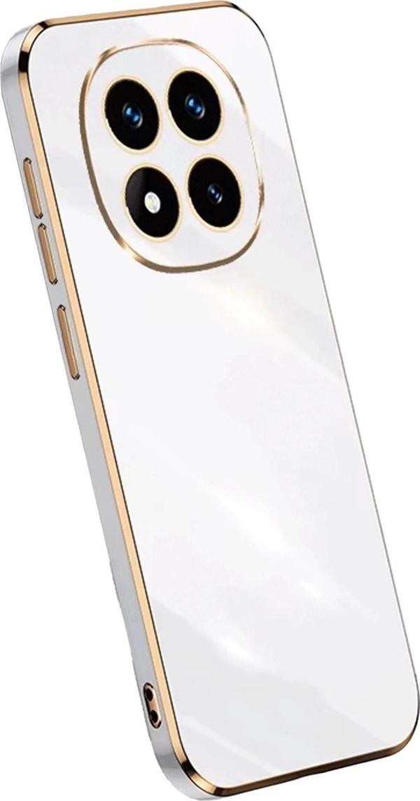 Xiaomi Redmi Note 14 Pro Plus Kılıf Volet Silikon - Beyaz-(5796) - Image 1