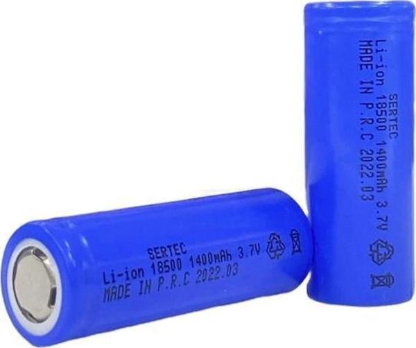 3.7V Li-ion 18500 1500 mAh 1C Şarjlı Pil - Image 1