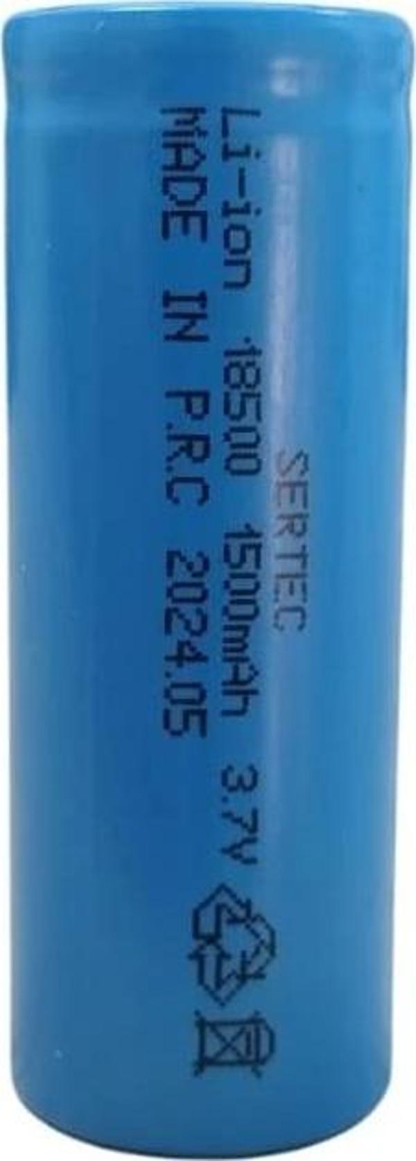 3.7V Li-ion 18500 1500 mAh 10C Şarjlı Pil - Image 1