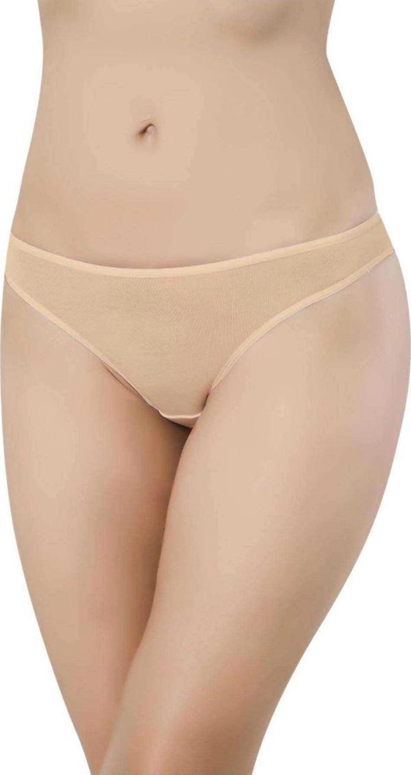 6 Adet Likralı Kadın Slip Külot Leopar Ten Beyaz - Image 1