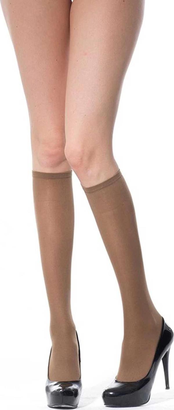 24 Adet Kalın Dizaltı Çorap 70 denye 38 Bronz - Image 1