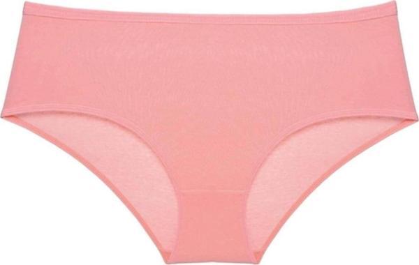 3 Adet Kadın Yüksek Bel Bato Külot Pudra - Image 1