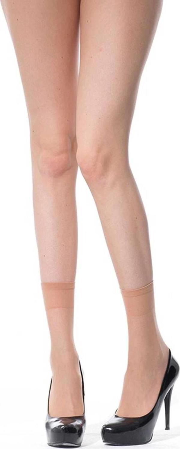 12 Adet Fit Soket Çorap 15 denye 51 Sahra - Image 1