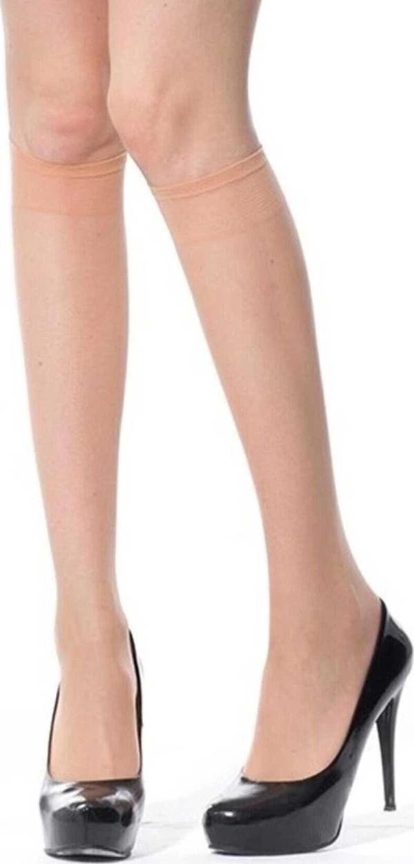 6 Adet Fit Dizaltı Çorap 15 denye 51 Sahra - Image 1