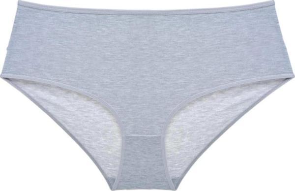 3 Adet Kadın Yüksek Bel Bato Külot Siyah Gri Pudra - Image 1