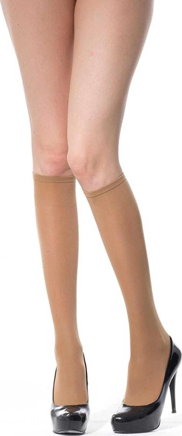 12 Adet Kalın Dizaltı Çorap 70 denye 57 Ten - Image 1