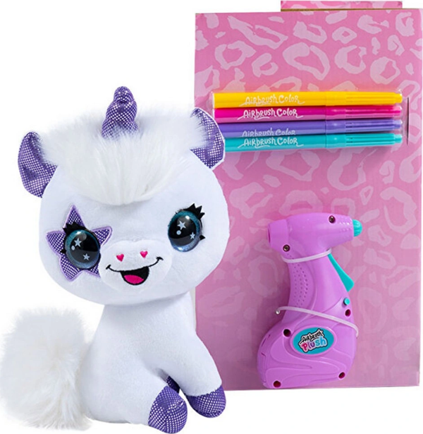 Airbrush Plush Peluş Unicorn - Image 1