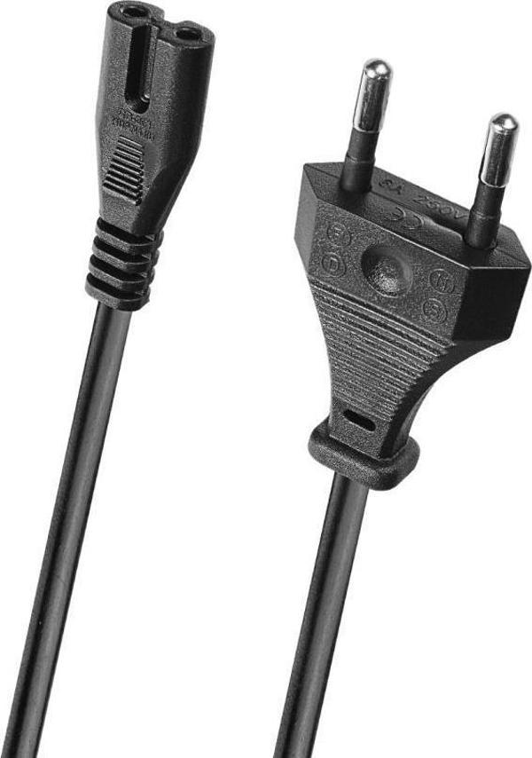 PrimeX PX-TYP3 3 Metre Teyip power Kablo, Teyip kablo 3 metre, 3 Metre TV Power kablo, PS5, PS4,  PS3, XBox Serisi C7 Eu - Image 1