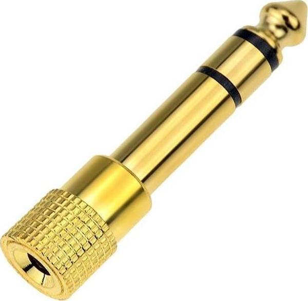 PrimeX PX-4458 6.3 mm Erkek To 3.5 mm Dişi Çevirici Dönüştürücü Jack Adaptörü, 6.3mm Ses Koonektör - Image 1