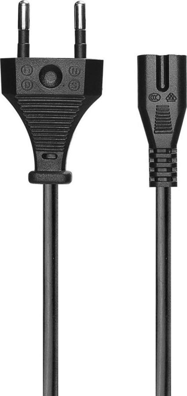 PrimeX PX-TEYP15 1.5 Metre Teyip power Kablo, PS5, PS4,  PS3, XBox Serisi C7 Euro Güç Kablosu - Image 1