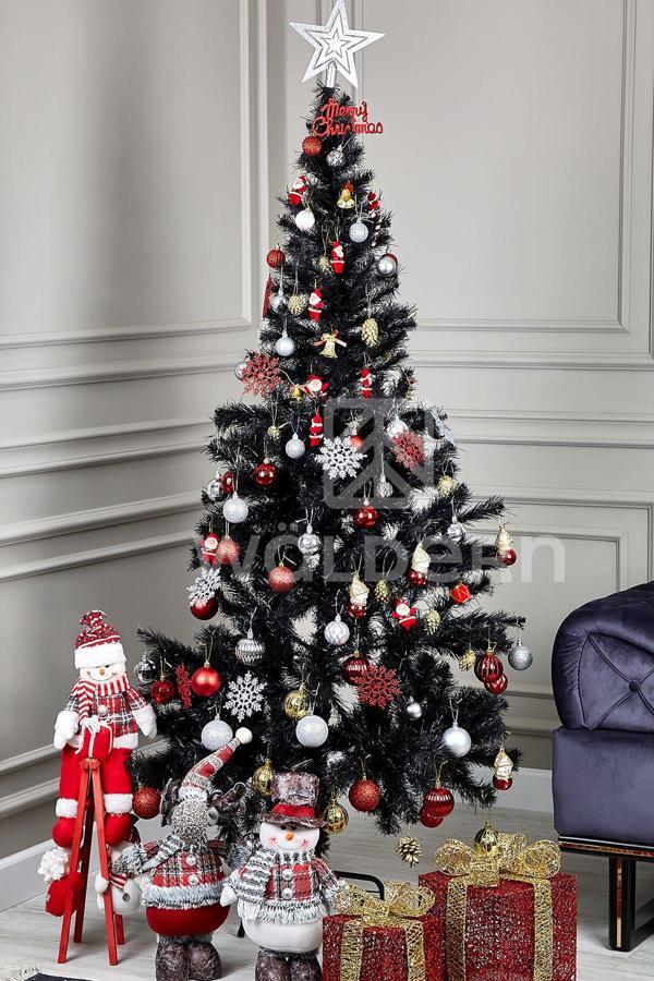 Luxury Series 180 CM Siyah Yılbaşı Çam Ağacı - Image 1