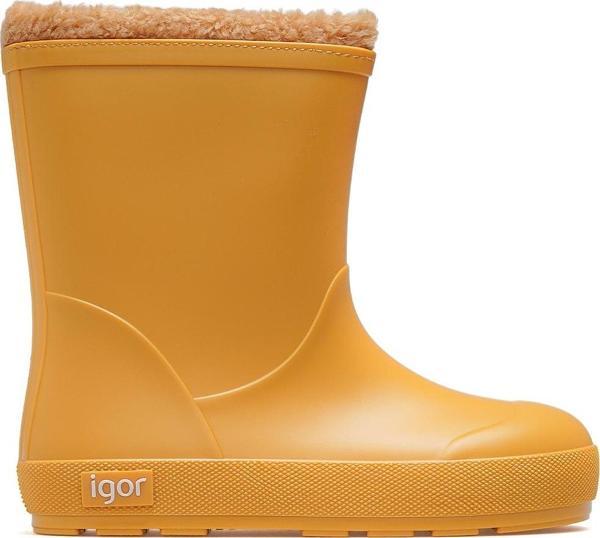 Yogi Borreguito Unisex Çocuk Kürklü Su Geçirmez Çizme 25k W10306 Sarı - Image 1