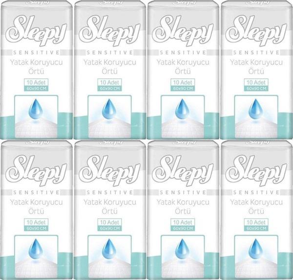 Sleepy Hasta Yatak Koruyucu 60*90CM 80 Adet (8PK*10) - Image 1