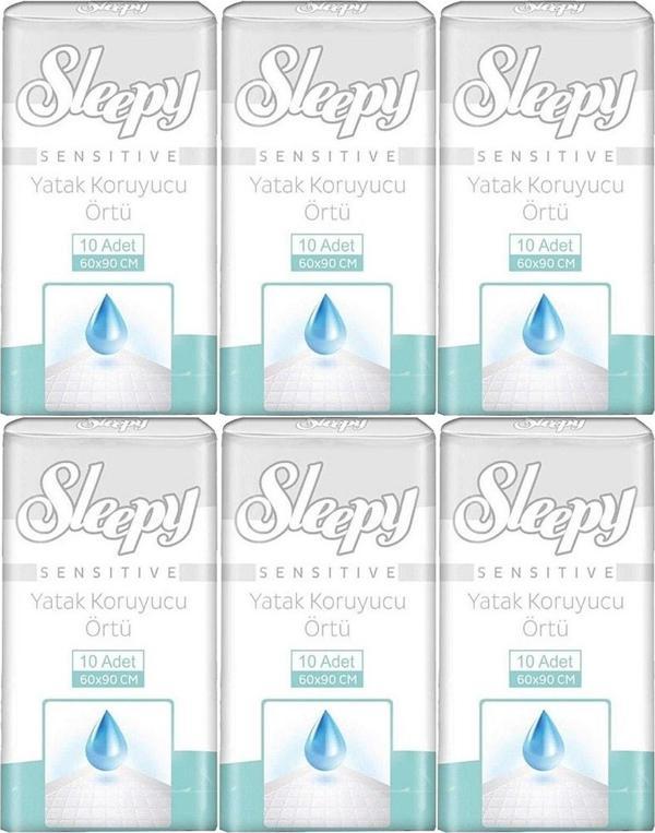 Sleepy Hasta Yatak Koruyucu 60*90CM 60 Adet (6PK*10) - Image 1