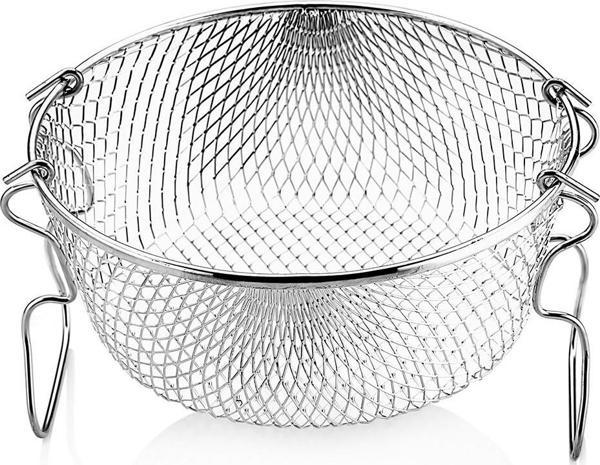 Polochef Kızartma Teli 20 Cm Krom Kaplama Fritöz Teli - Image 1