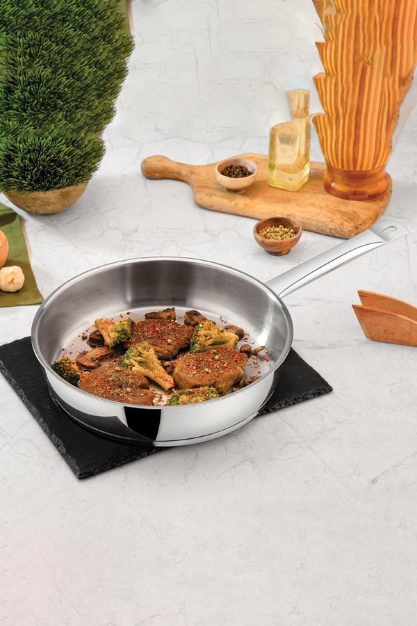 Polochef Tava Paslanmaz Çelik 24 Cm - Image 1