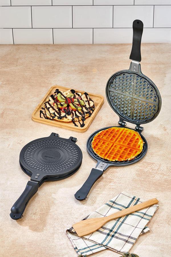 Polochef Döküm Waffle Tavası Bakalit Sap - Image 1