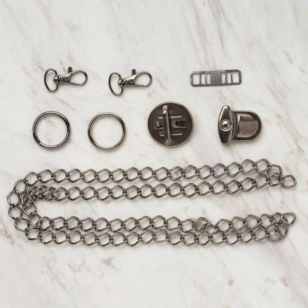 Loren Çanta Aksesuar Seti Metal - Image 1