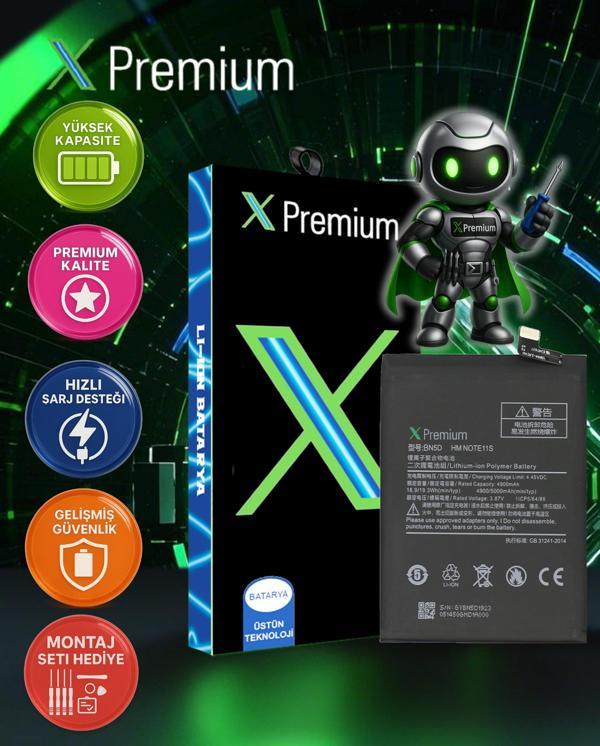Xpremium Xiaomi Redmi Note 11s 4G Uyumlu Batarya Pil Süper Yüksek Kalite 5000 mAh BN5D - Image 1