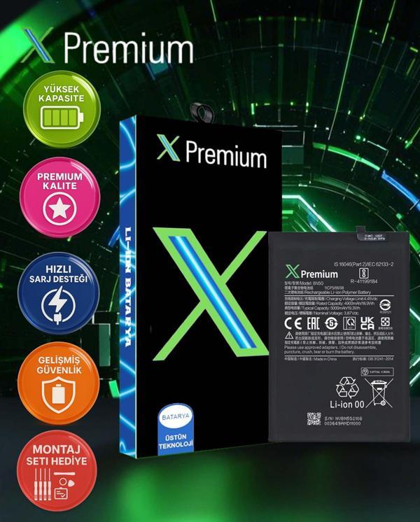 Xpremium Xiaomi Redmi 10A Uyumlu Batarya Pil Süper Yüksek Kalite 5000 mAh BN5G - Image 1